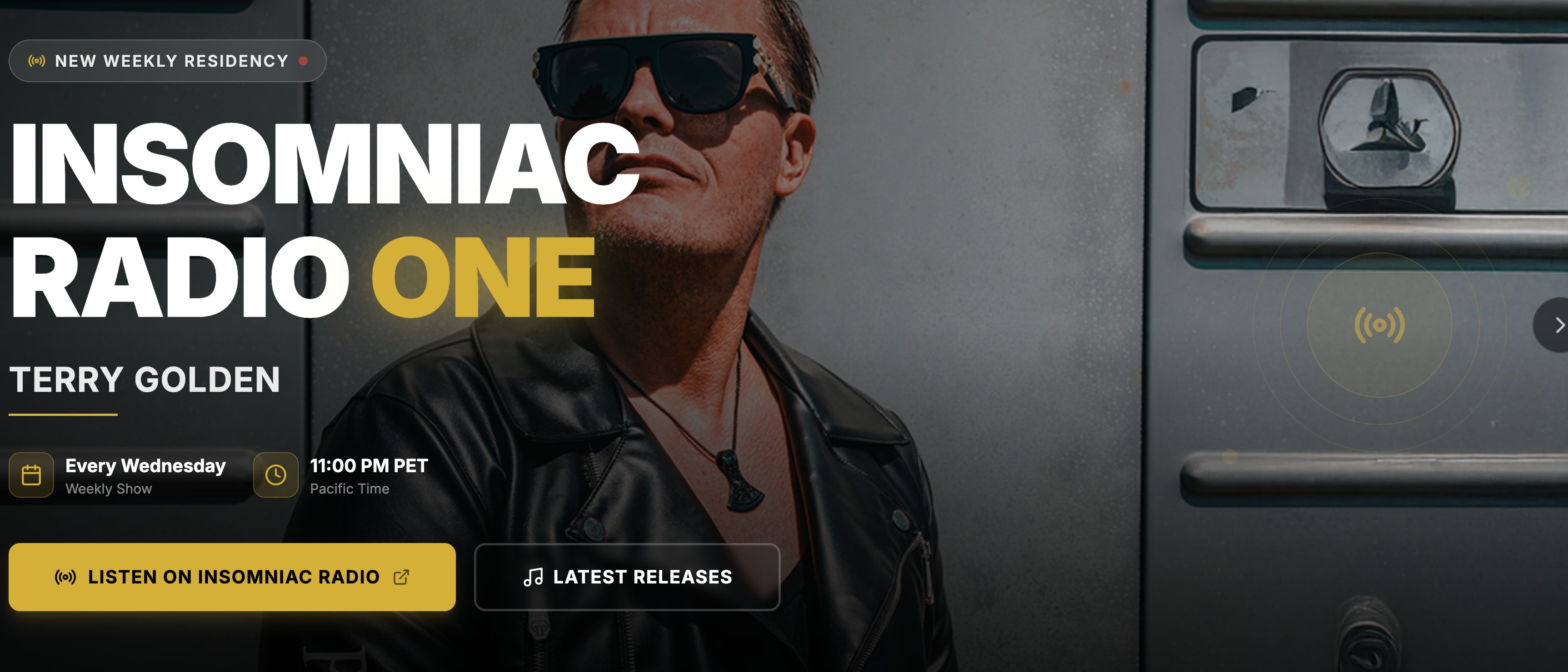 Terry Golden — Insomniac Radio One residency